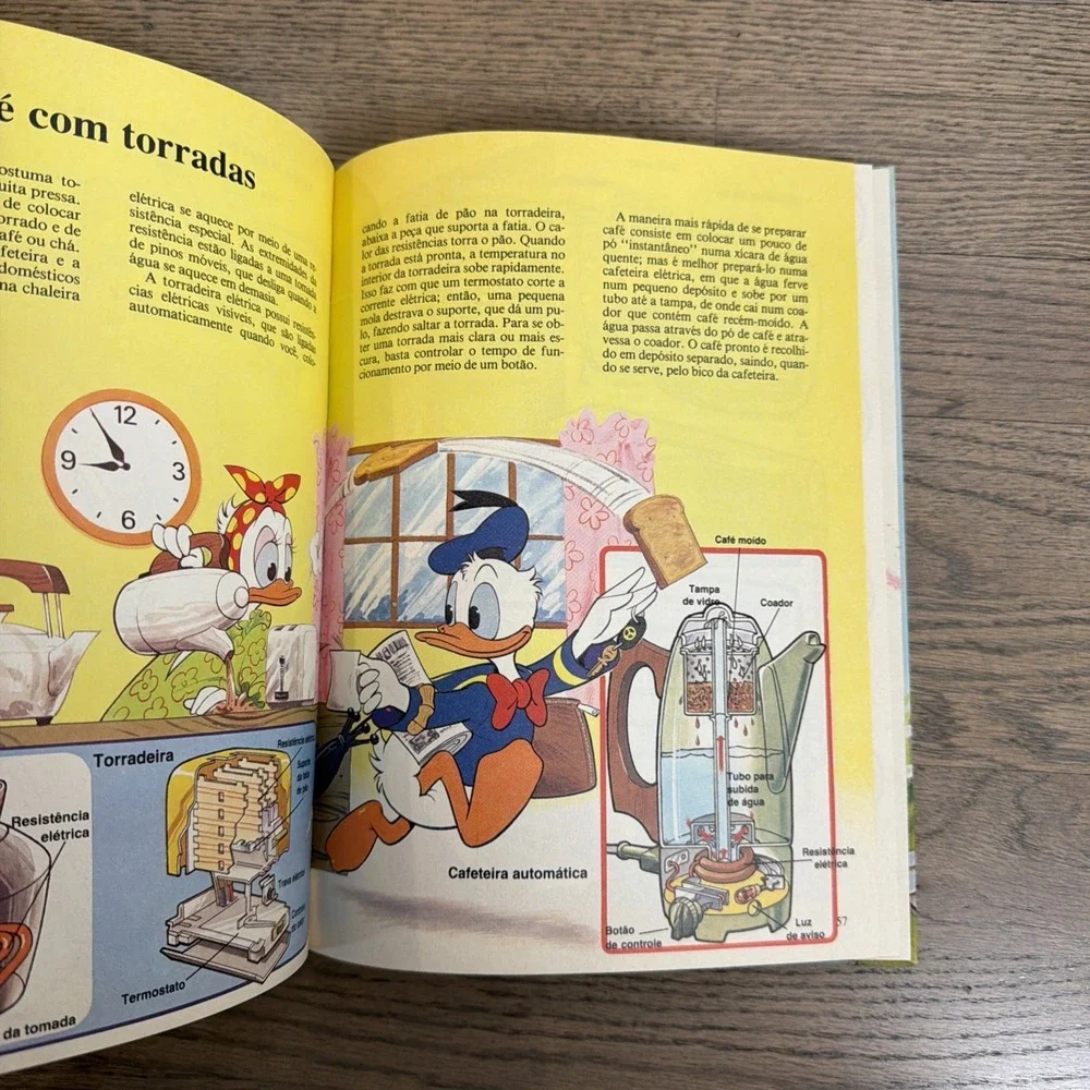 Vtg 1982 WALT DISNEY'S A Casa Saiba Funciona How It Works In The Home Portuguese